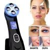 Aparat Profesional Rejuvenare cu Fotoni 5 in 1 Neo Photon™, pentru intinerirea pielii, cu efect anti-rid si tratament Electroporare, RF si cu lumina LED, inchide porii, elimina acneea, albire, pentru fata si gat, cu stativ pentru incarcare rapida, Negru - imagine 4