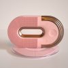 Dispozitiv de curatare faciala Neo™ LUNA-R mini UFO, 4 in 1, Pearl Pink, 8000 oscilatii/minut, 3 viteze, hipoalergenic, 3 programe pentru intinerirea pielii, cu efect anti-rid si tratament rejuvenare, EMS lumina LED, Acumulator, incarcare Wireless, Roz - imagine 4