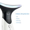 Dispozitiv de Lifting si Rejuvenare Faciala 3 in 1 Neo Premium, cu functii multiple, curatare, masaj antirid, inchidere pori, Silver Blue - imagine 10